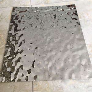 SS Sheet 304 316 304L 316L 321 Water Ripple Plate Stainless Steel Sheet